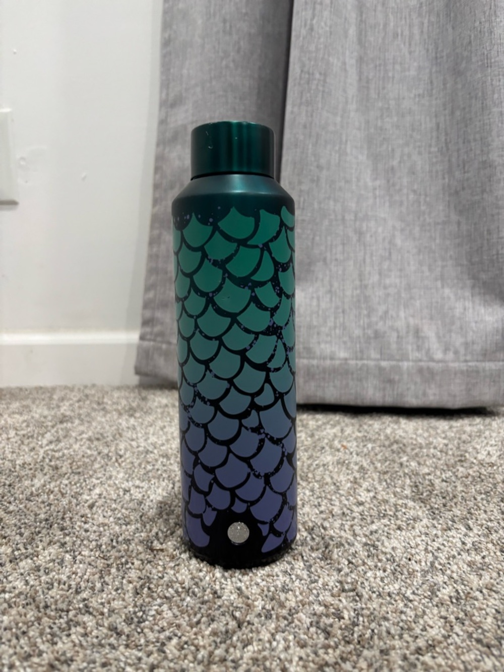 Starbucks Teal Mermaid Siren 20 oz Insulated Stainless Steel Water Bottle